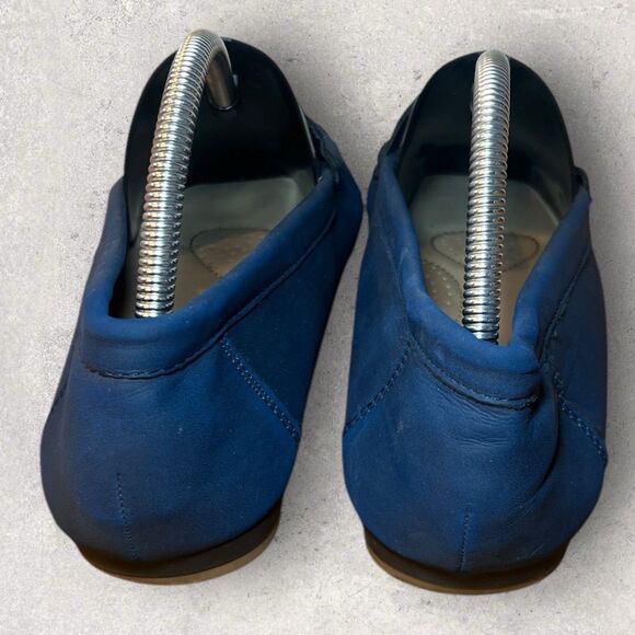 Alexis Bendel Comfort Women's Size 9W Dorothy Blue Soft Leather Slip On Loafers - Picture 5 of 7